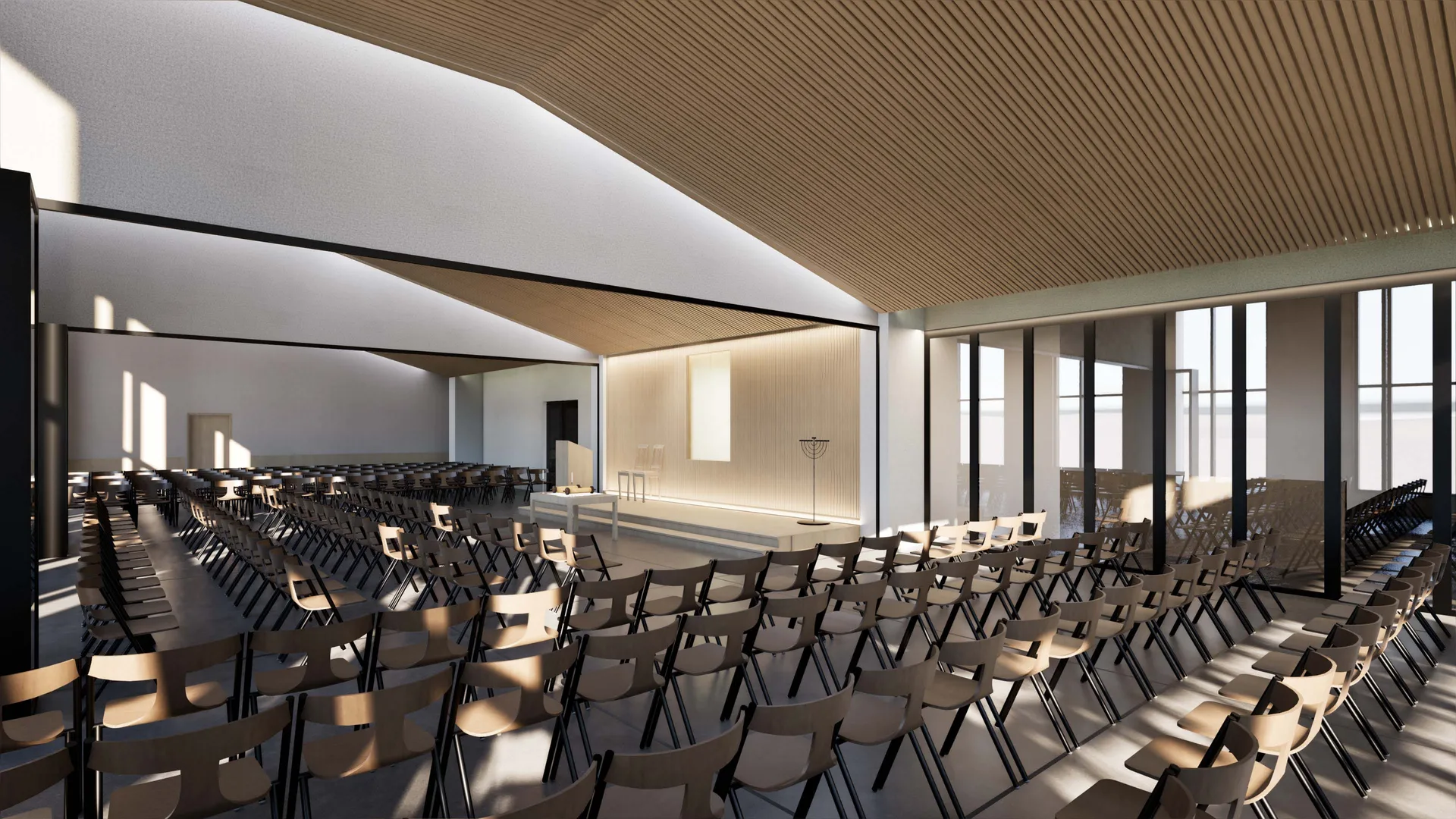 Main hall, presentation